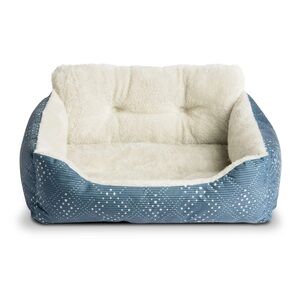 Vibrant Life Lounger Small Blue 21" x 17" Dog and Cat Pet Bed NWT